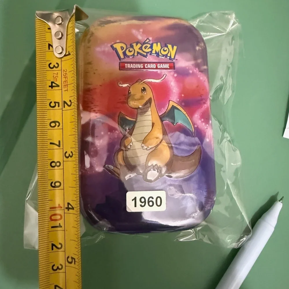 Pokémon TCG KANTO Power Dragonite Mini Tin EMPTY NO PACKS 2019 Collectible Case